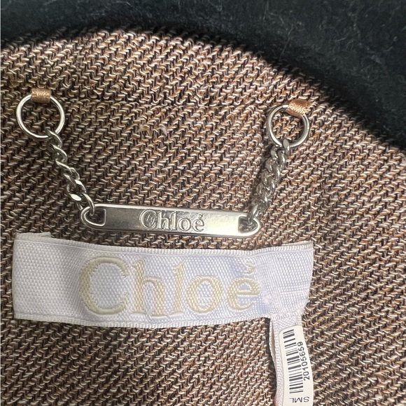 RARE Chloe Fall Winter 2018 Runway Blazer Coat Tweed Blazer Size 40 Pristine - Picture 5 of 14